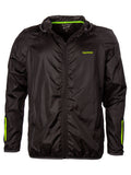 Rucanor Dylan running jacket heren zwart maat M