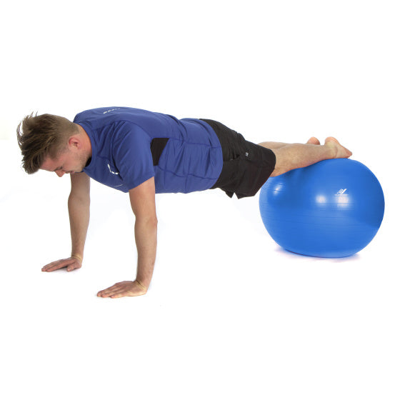 Rucanor Fitness Gymbal met Handpomp 90 cm PVC Blauw