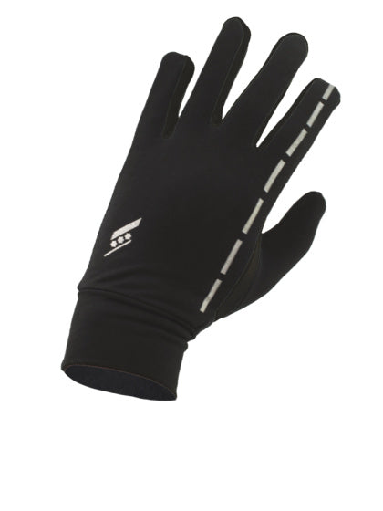 Loan sporthandschoenen unisex zwart maat XL-XXL