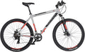 Rucanor Lux 27.5 Inch 46 cm Heren 21V Mechanische schijfrem Zilver Rood
