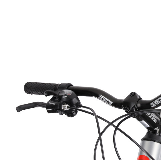 Rucanor Lux 27.5 Inch 46 cm Heren 21V Mechanische schijfrem Zilver Rood