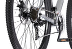Rucanor Lux 29 Inch 48 cm Heren 21V Mechanische schijfrem Zilver Zwart