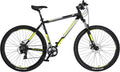Rucanor Lux 29 Inch 48 cm Heren 21V Mechanische schijfrem Zwart Geel