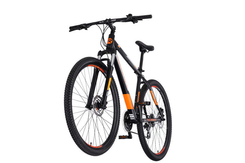 Rucanor Lux 29 Inch 48 cm Heren 24V Hydraulische schijfrem Zwart Oranje
