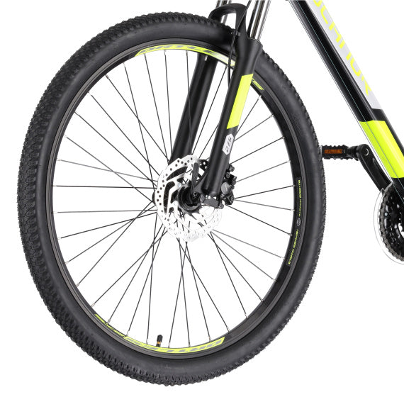 Rucanor Lux 29 Inch 53 cm Heren 21V Mechanische schijfrem Zwart Geel