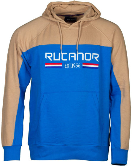 Rucanor Trevor sweater hoodie heren blauw beige maat XL