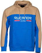 Rucanor Trevor sweater hoodie heren blauw beige maat L