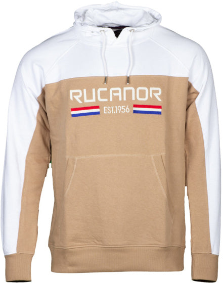 Rucanor Trevor sweater hoodie heren wit beige maat M