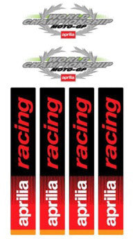 Stickerset Aprilia world champion 135x277mm