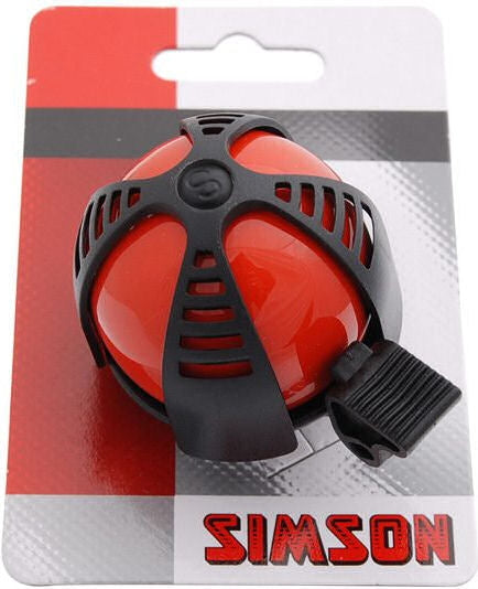 Fietsbel Simson Joy - rood/zwart