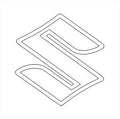 Sticker logo Suzuki wit