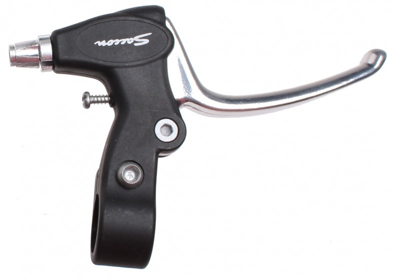 remgreep V-brakes rechts 3-vinger zilver/zwart