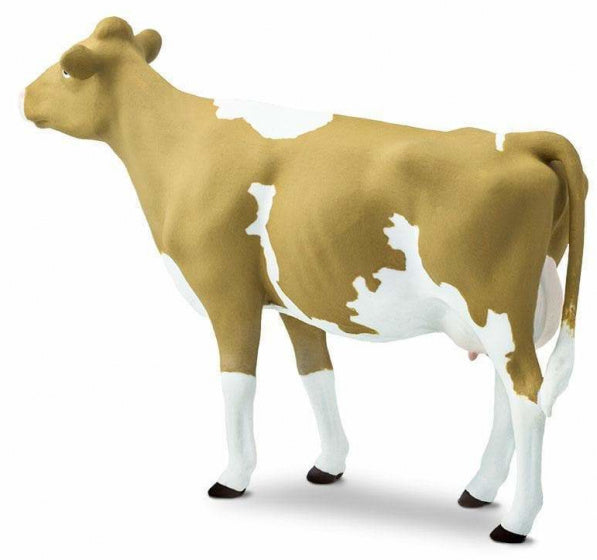 boerderij Guernsey-koeien junior 12,5 cm lichtbruin/wit