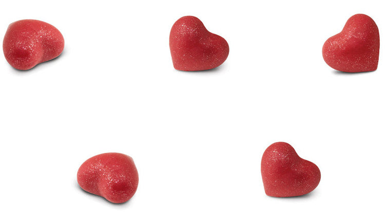 speelset Lucky Minis hartjes junior 2,5 cm rood 192-delig