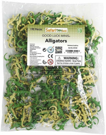 Safari Alligators speelset 2,5 cm groen 192-delig