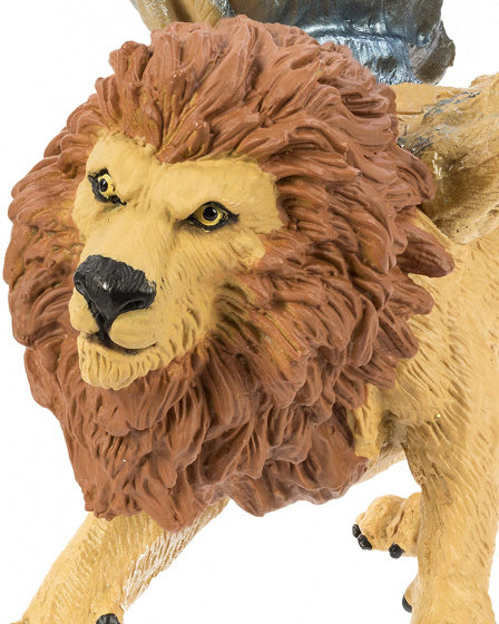 speelfiguur Manticore jongens 11,5 cm bruin/zilver/geel