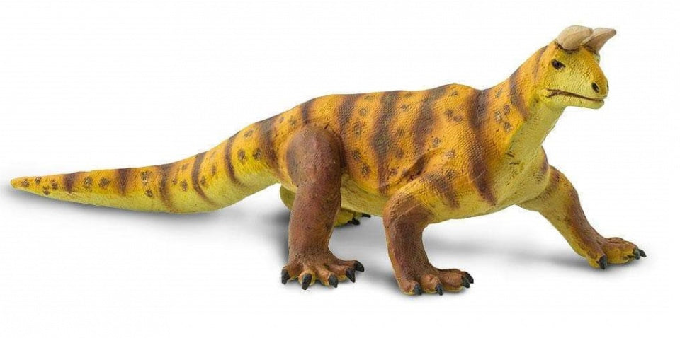 speelfiguur Shringasaurus junior 17 cm oranje/geel