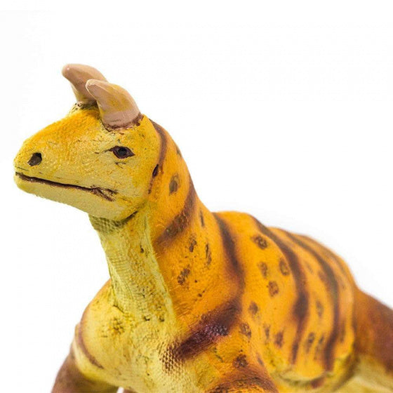 speelfiguur Shringasaurus junior 17 cm oranje/geel