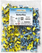 speelset Good Luck Minis vlinders 2,5 cm blauw/geel 192-delig