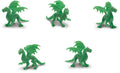 speelgoedfiguren Wouddraak junior groen 192 stuks