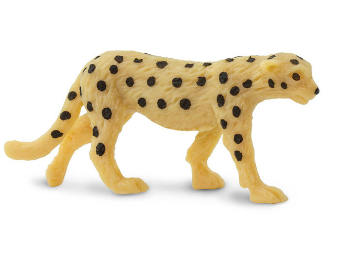 Safari Cheeta's speelset 2,5 cm geel 192-delig