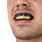 Safejawz gebitsbeschermer extro-series goldie zwart goud junior