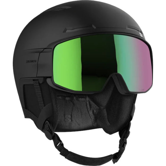 Salomon Driver skihelm unisex matzwart maat 53-56 cm (S)