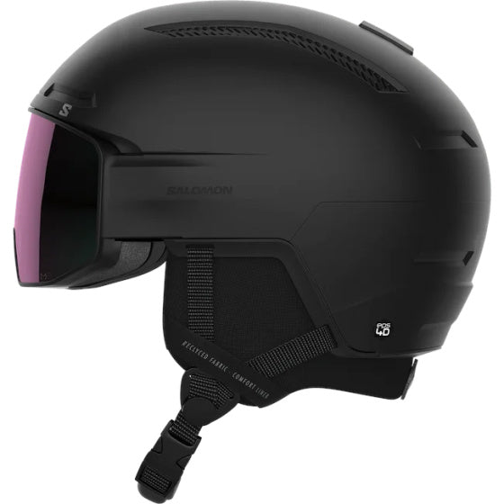 Salomon Driver skihelm unisex matzwart maat 53-56 cm (S)