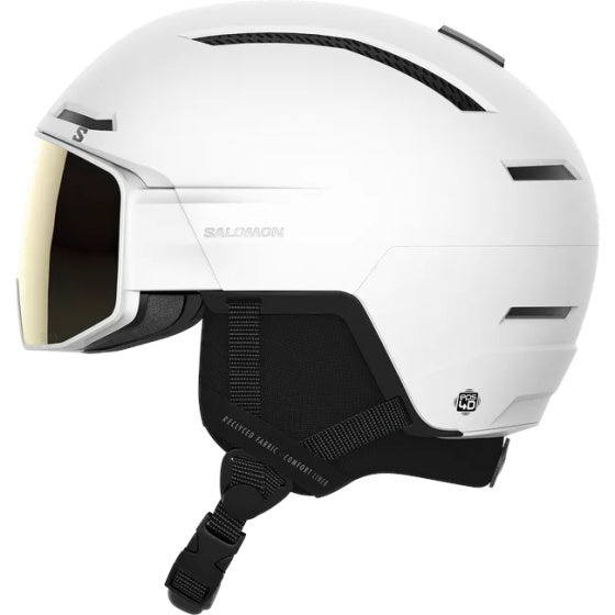 Salomon Driver Skihelm Unisex Wit Maat 56-59 cm (M)