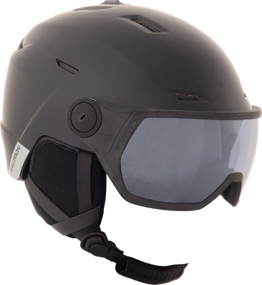 Salomon Salomon Pioneer LT Visor skihelm unisex matzwart maat 53-56 cm (S)