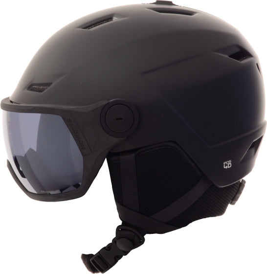 Salomon Salomon Pioneer LT Visor skihelm unisex matzwart maat 53-56 cm (S)