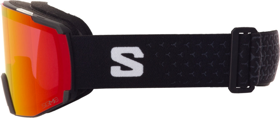 Salomon Salomon S/view skibril unisex zwart/roze