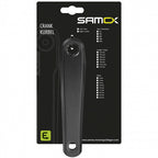 samox shape 2 crank links 170 13mm (bosch) aluminium mat zwart
