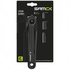 Samox shape 3 crank links 165 13mm (shimano) aluminium mat zwart