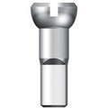 Sapim Spaaknippel 13 Polyax 14mm zilver messing (100st)