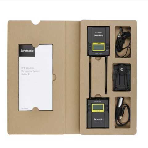 Saramonic Lavalier Microfoon Set UwMic9 TX9 + RX9 UHF Draadloos