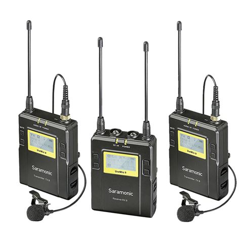 Saramonic Lavalier Microfoon Set UwMic9 TX9 + TX9 + RX9 UHF Draadloos