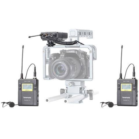 Saramonic Lavalier Microfoon Set UwMic9 TX9 + TX9 + RX9 UHF Draadloos