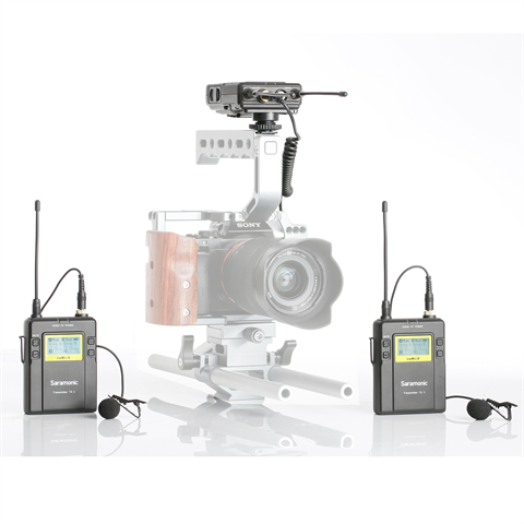 Saramonic Lavalier Microfoon Set UwMic9 TX9 + TX9 + RX9 UHF Draadloos
