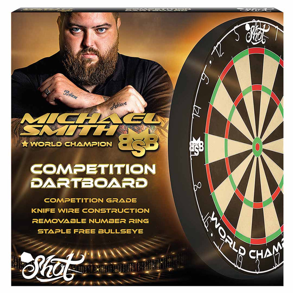 Shot Michael Smith Competition Dartboard
