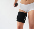bovenbeenbrace Ice Pack Compressie 23 cm textiel zwart