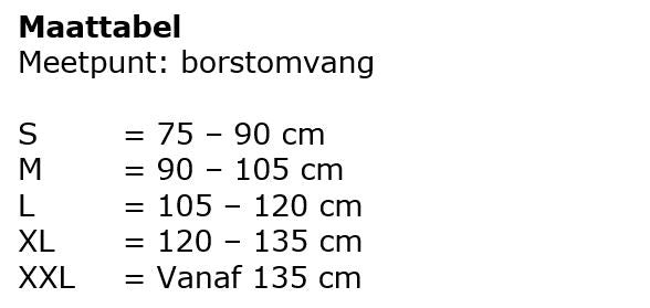 Schapfix ribbandage heren wit maat XL