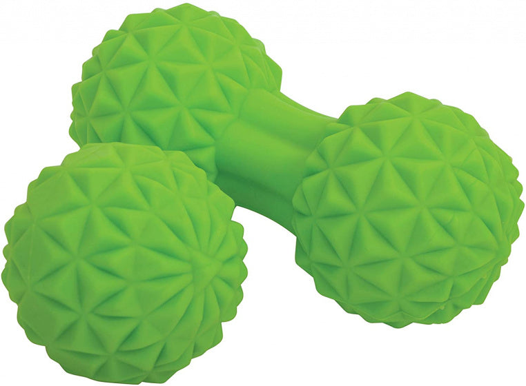 Schildkröt fitness Massage duo set 12 cm groen 2-delig