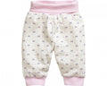 babybroek Interlock roze konijn maat 74