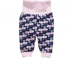 Schnizler Babybroek Interlock roze/paars maat 68