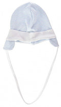Schnizler Babymuts met oorkleppen jongen blauw/wit mt 45 cm