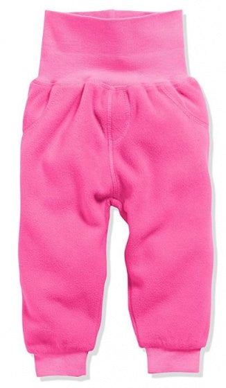 broek Fleece junior polyester roze maat 86
