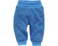 Schnizler Broek gebreid junior blauw maat 68