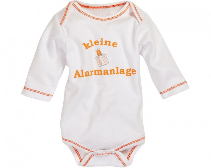 Schnizler Romper lange mouw junior katoen beige/oker mt 74/80