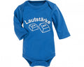 romper lange mouw junior katoen blauw/wit mt 86/92